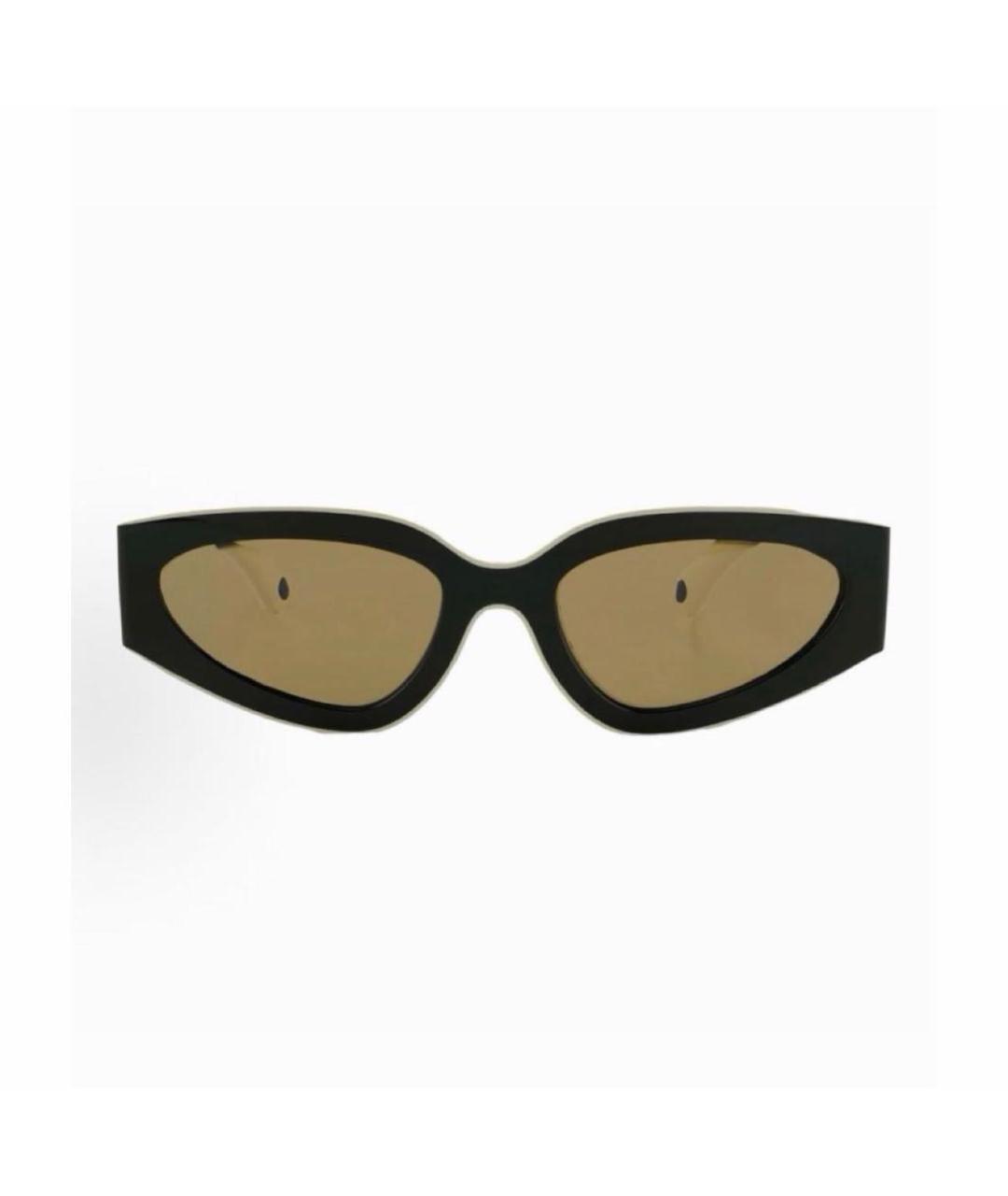 CHANEL Черные пластиковые солнцезащитные очки, фото 4