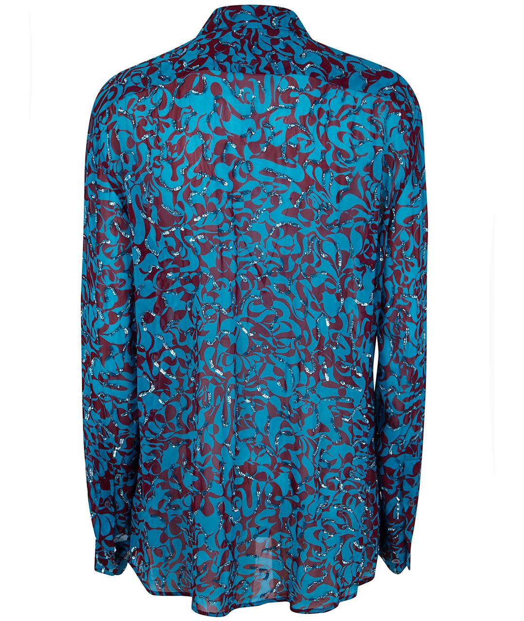 DRIES VAN NOTEN Синяя рубашка, фото 2