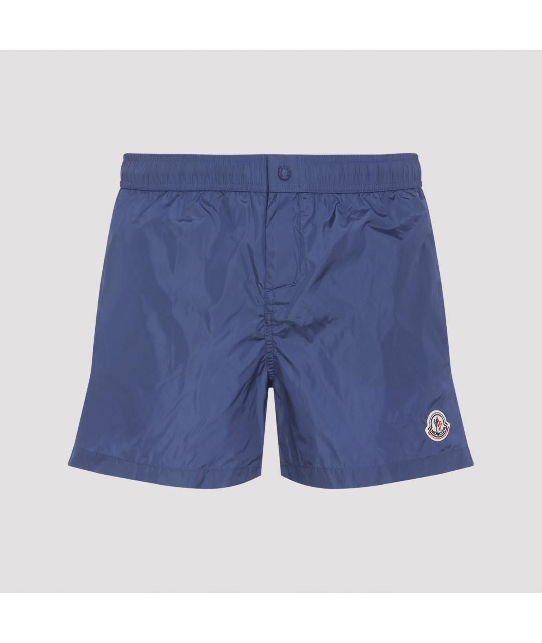 MONCLER Синие полиамидовые плавки, фото 2