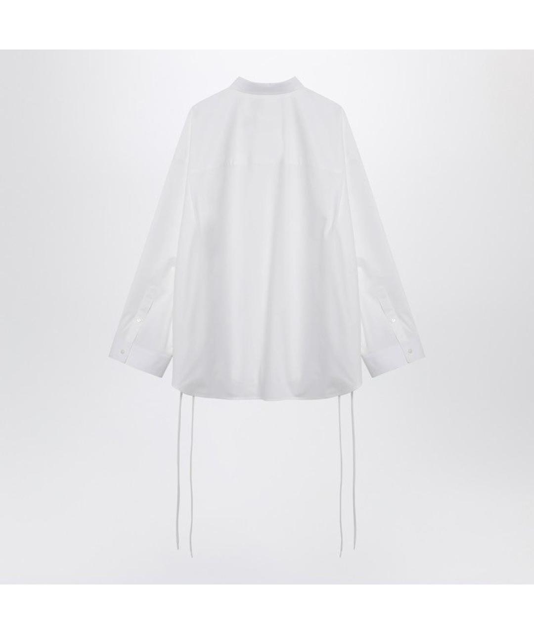 BALENCIAGA Белая хлопковая рубашка, фото 2