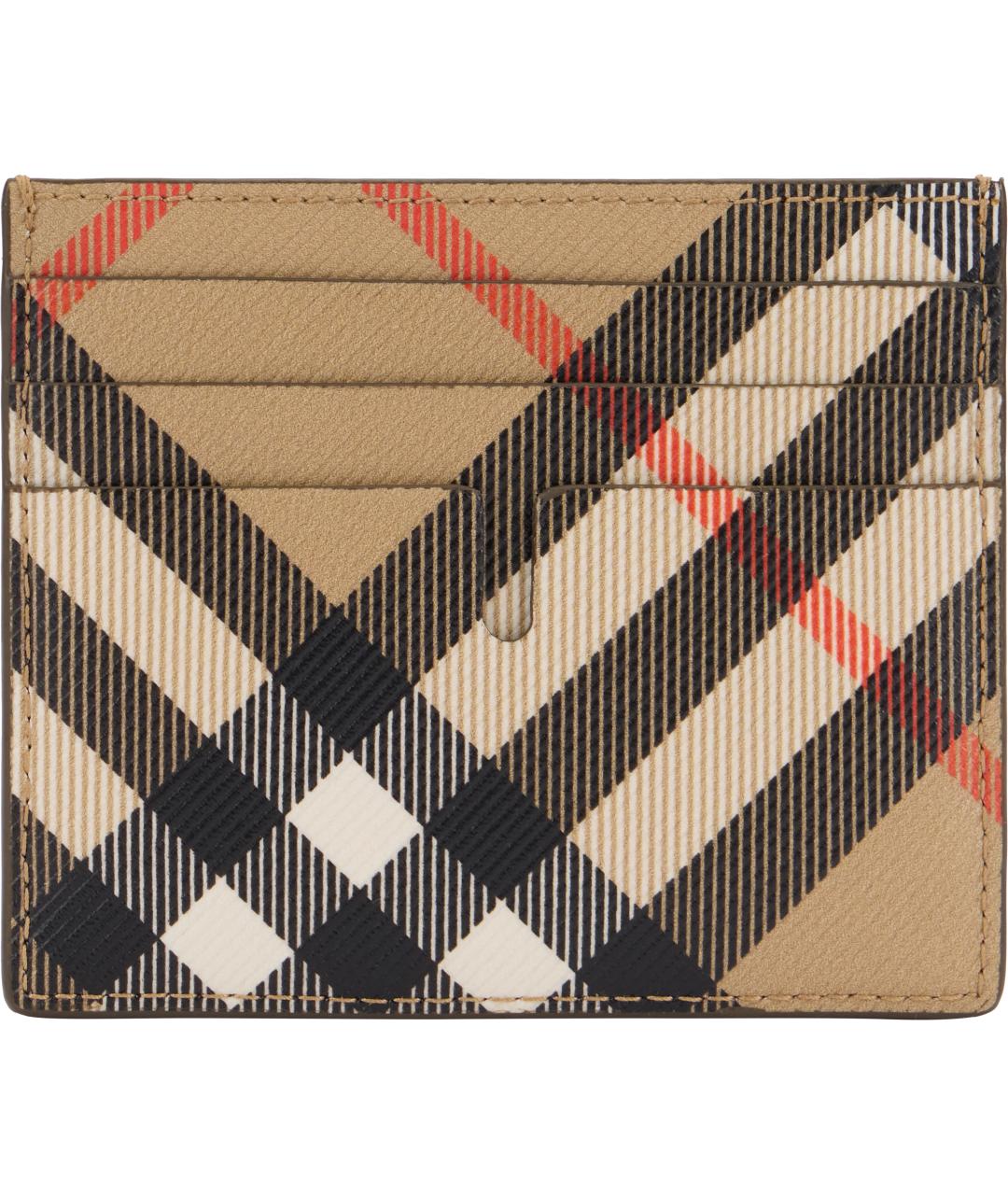 BURBERRY Бежевый кардхолдер, фото 2