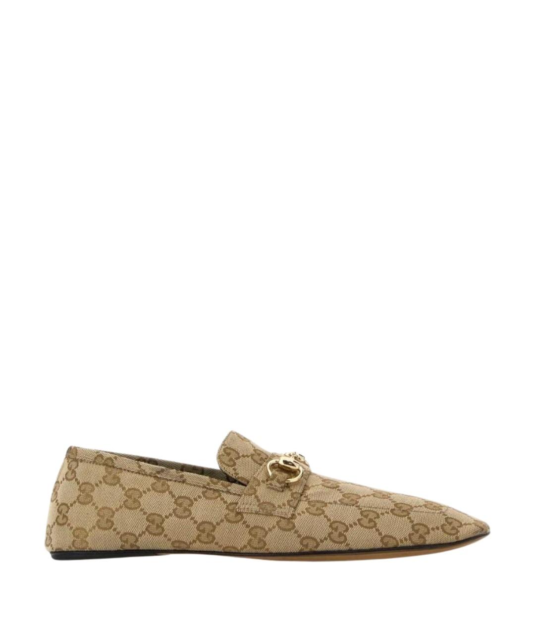 GUCCI Мульти текстильные лоферы, фото 1