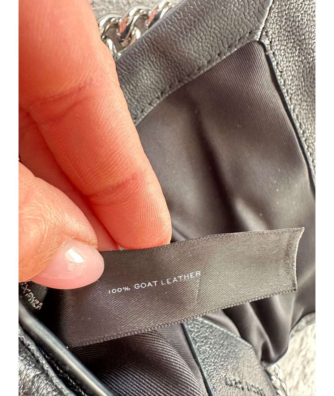 MARC BY MARC JACOBS Черная кожаная сумка с короткими ручками, фото 5