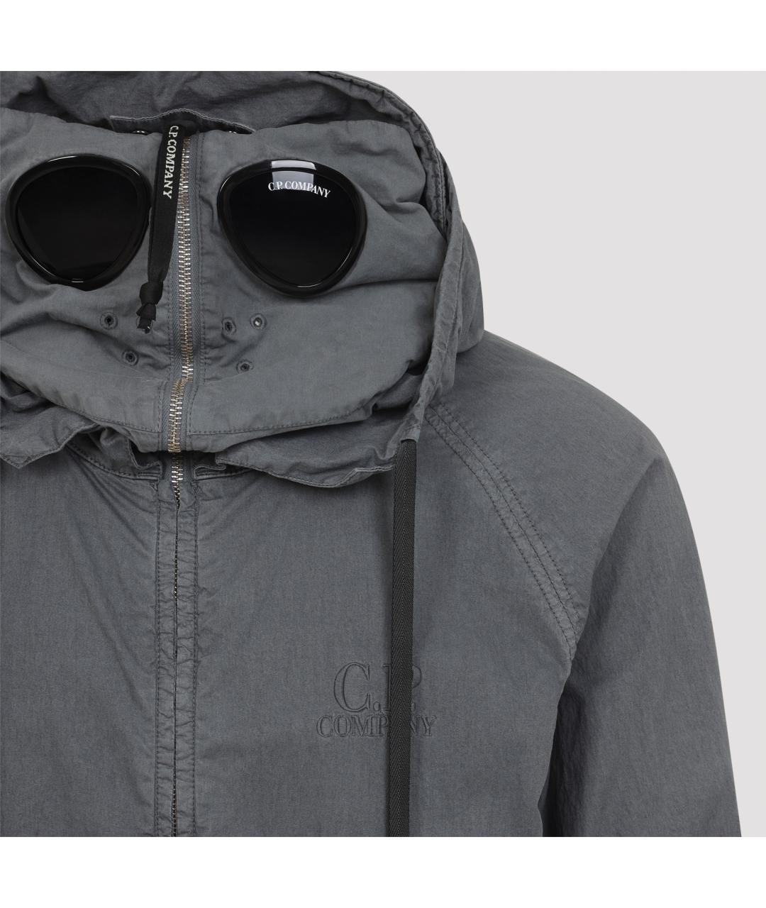 CP COMPANY Серая хлопковая куртка, фото 4