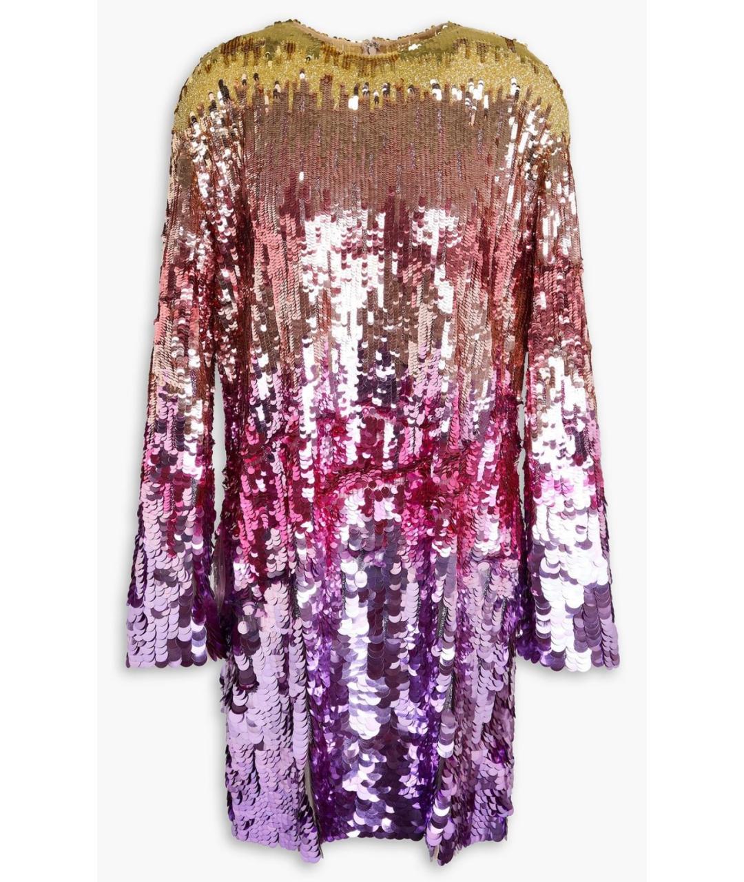 VALENTINO Мульти полиамидовое коктейльное платье, фото 5