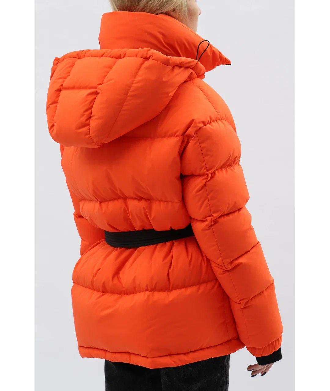 KITON Оранжевый полиэстеровый пуховик, фото 3