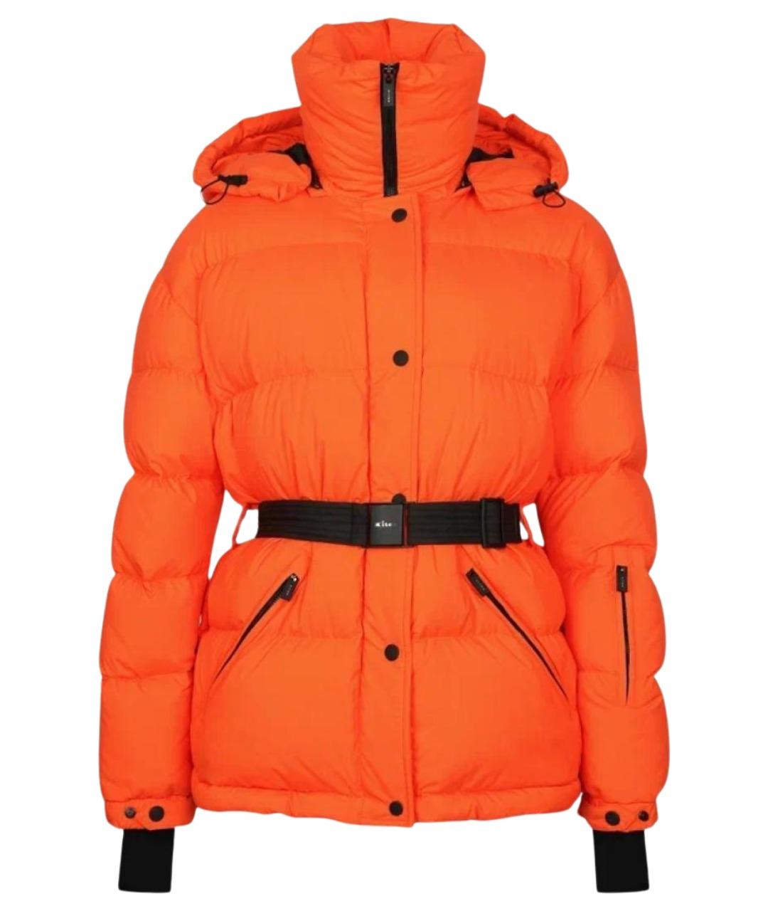 KITON Оранжевый полиэстеровый пуховик, фото 1