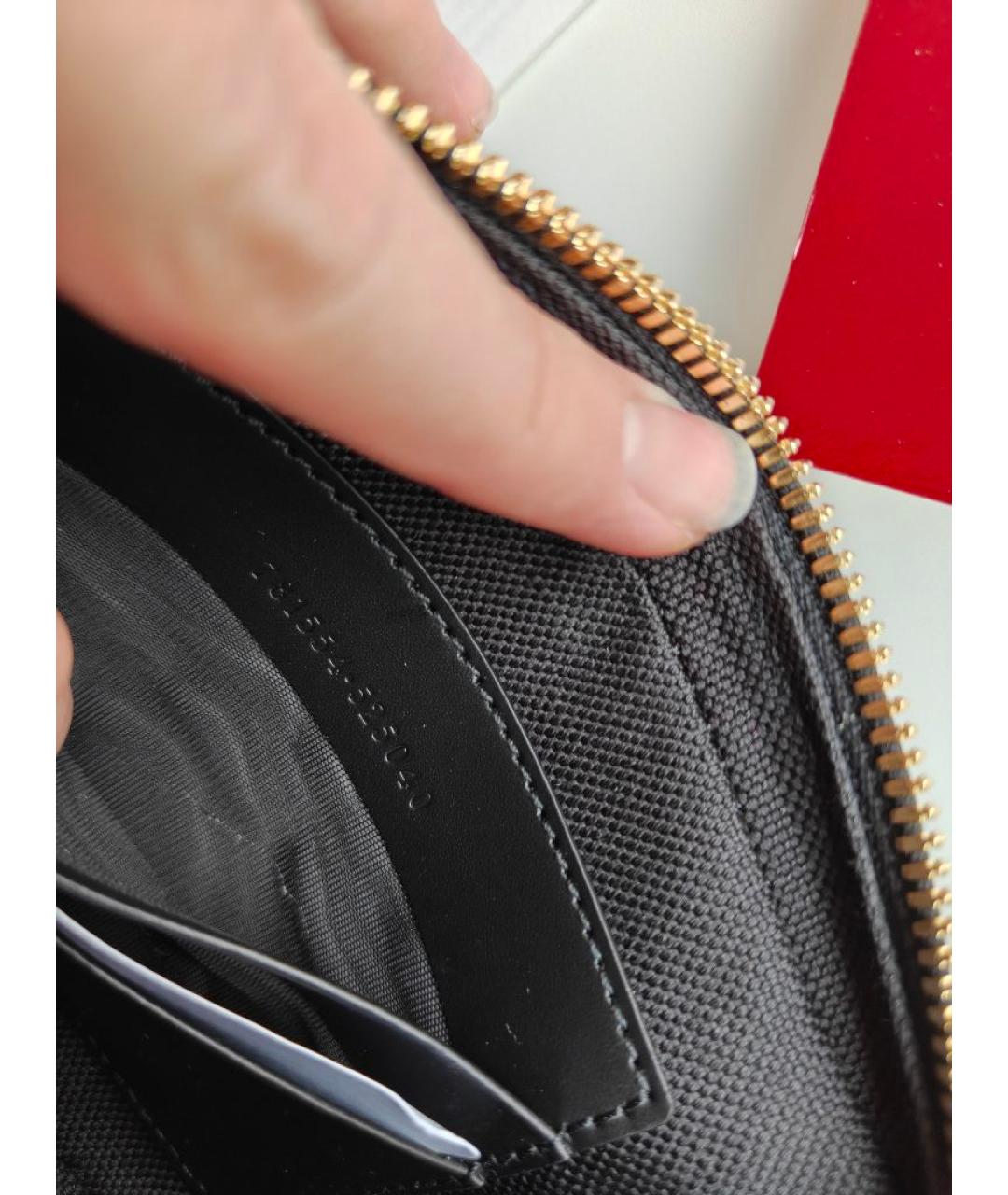 GUCCI Черная кожаная сумка через плечо, фото 7