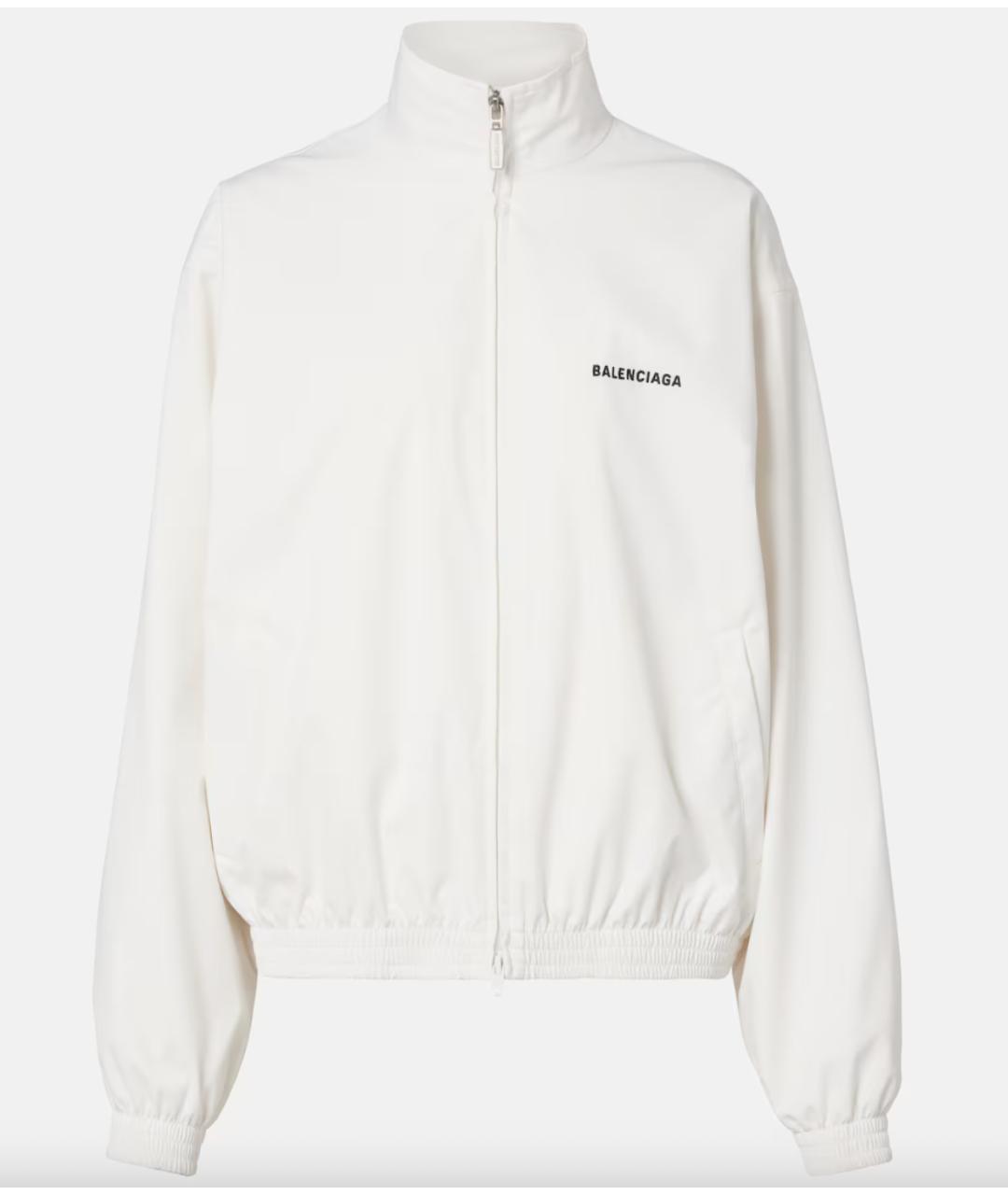 BALENCIAGA Белая полиэстеровая куртка, фото 7