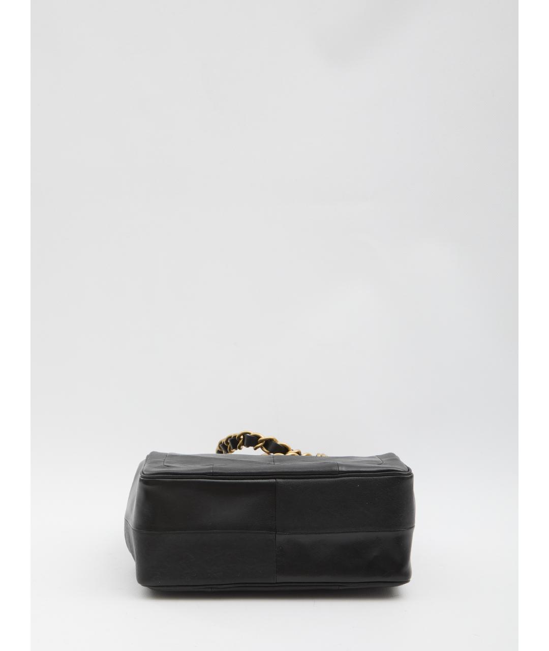 VALENTINO Черная кожаная сумка тоут, фото 3