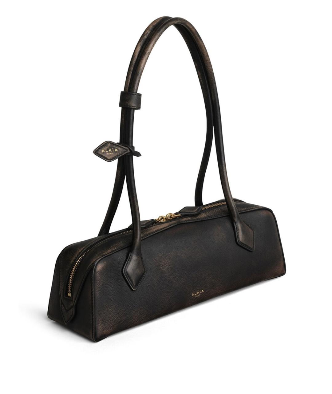 ALAIA Коричневая кожаная сумка тоут, фото 3