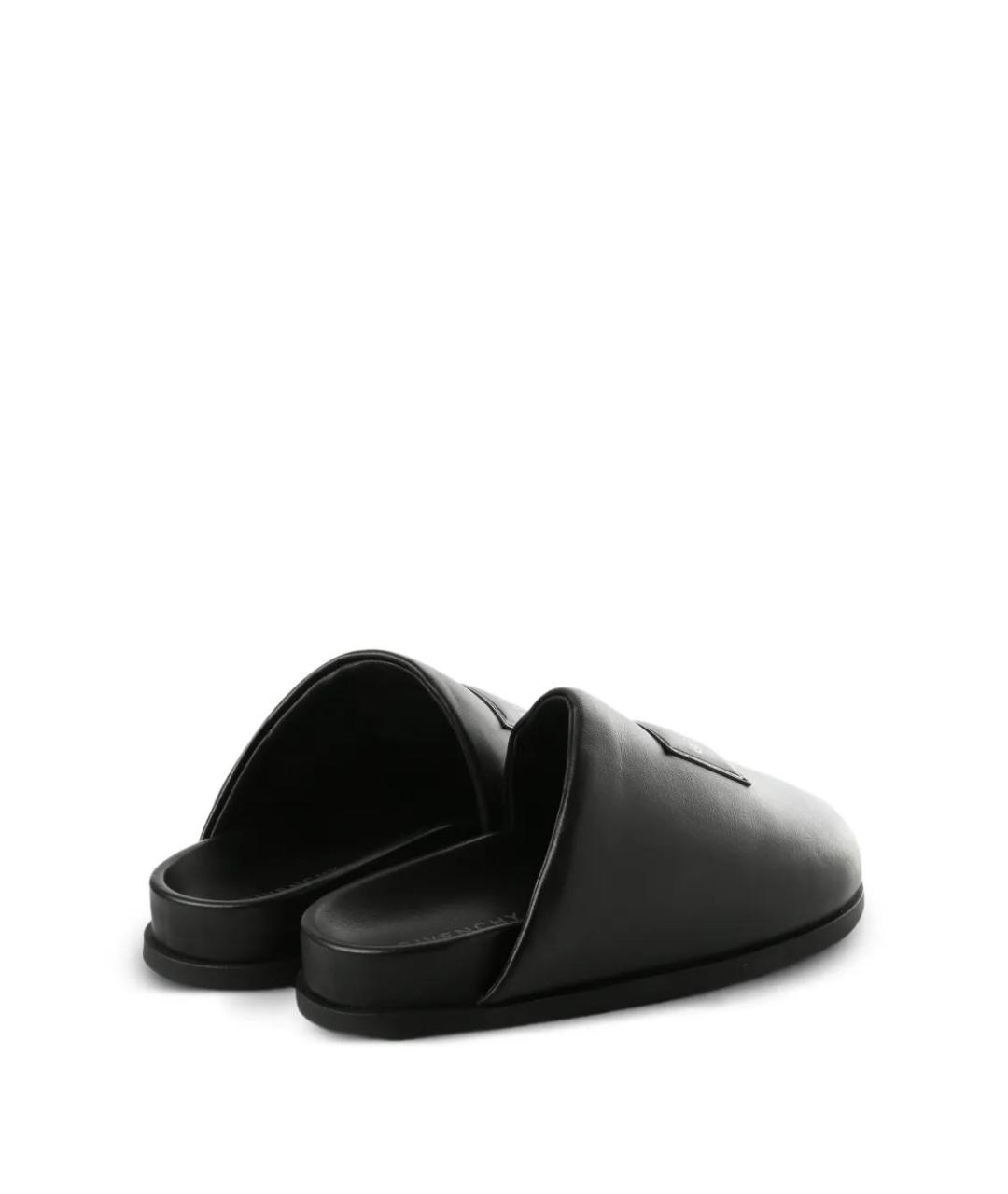 GIVENCHY Черные кожаные мюли, фото 3