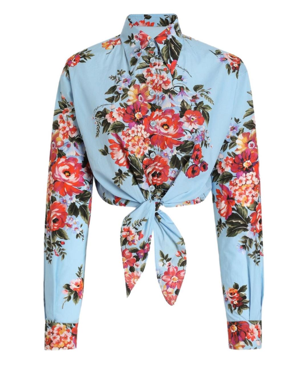 DOLCE&GABBANA Мульти хлопковая рубашка, фото 1