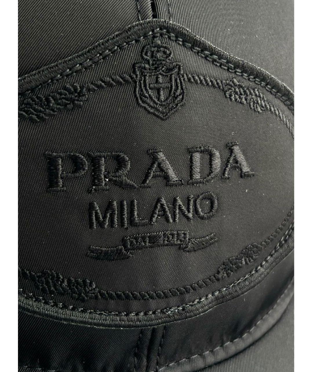 PRADA Черная кепка/бейсболка, фото 3