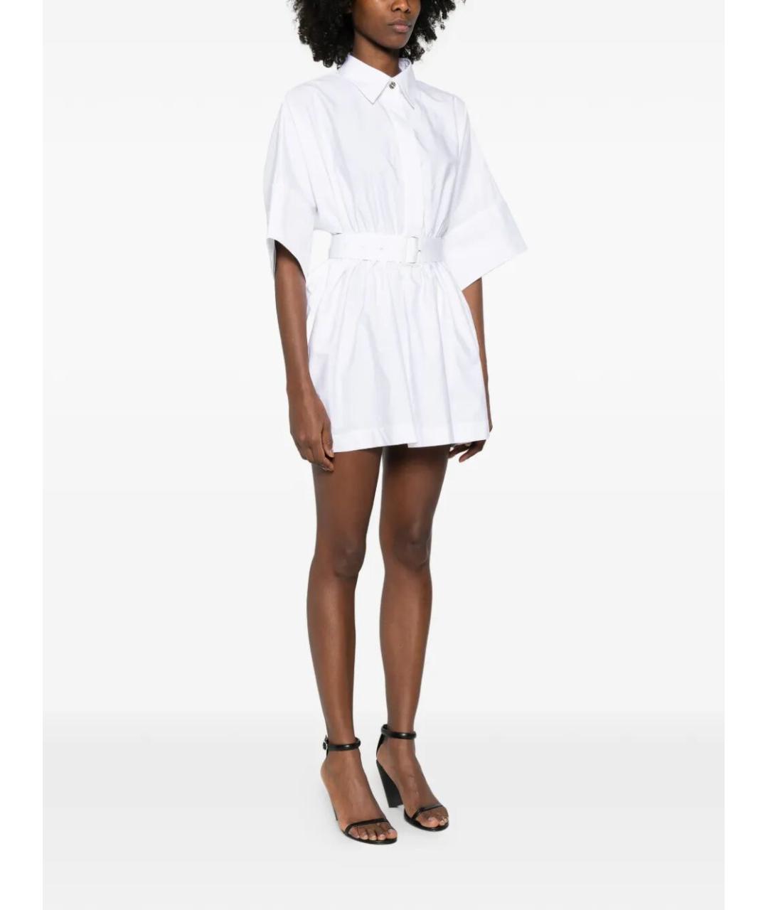GIVENCHY Белое хлопковое повседневное платье, фото 5