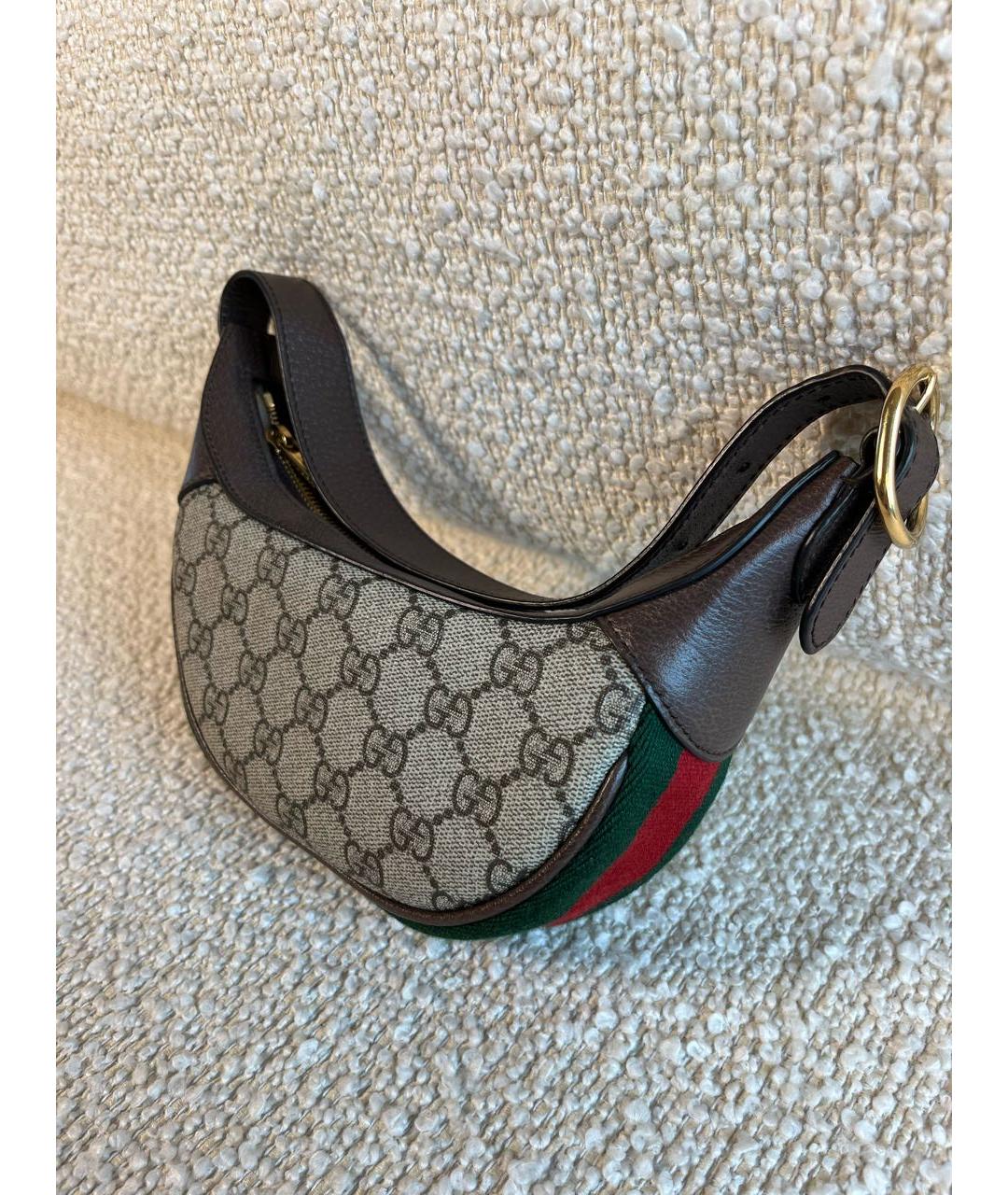 GUCCI Бежевая сумка с короткими ручками, фото 5