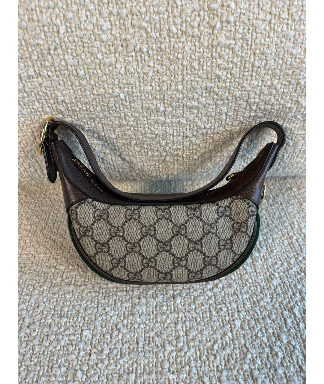 GUCCI Бежевая сумка с короткими ручками, фото 3