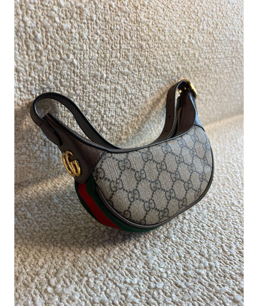 GUCCI Бежевая сумка с короткими ручками, фото 2