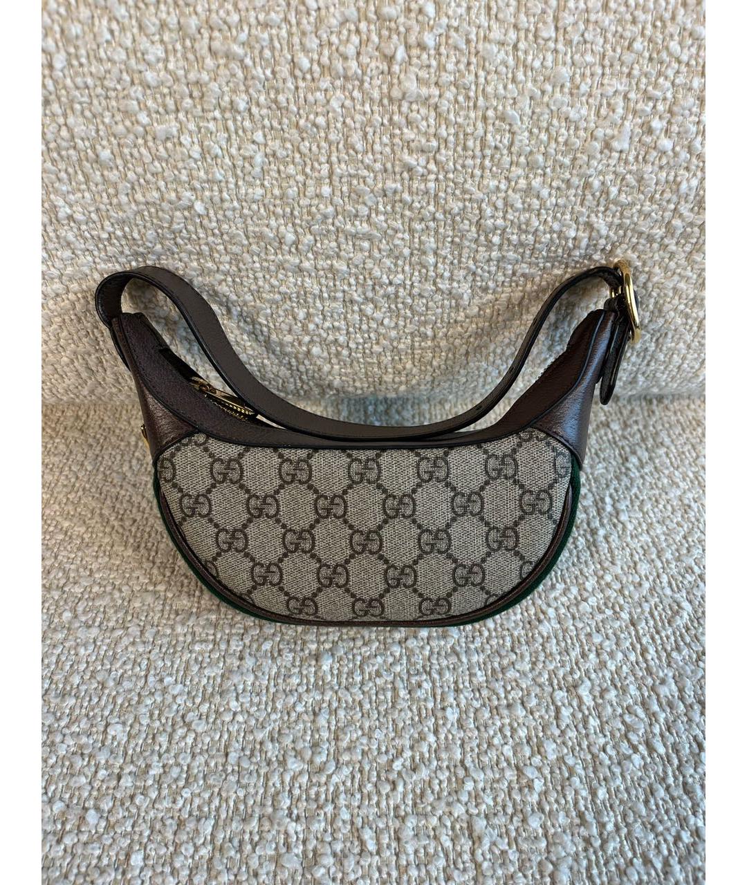 GUCCI Бежевая сумка с короткими ручками, фото 9