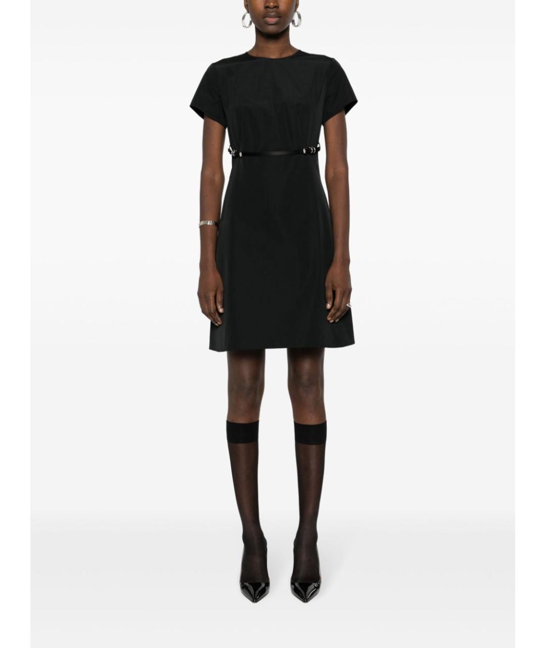 GIVENCHY Черное хлопковое повседневное платье, фото 5