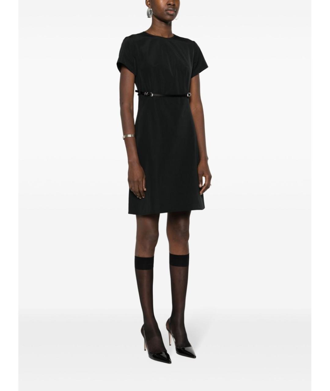 GIVENCHY Черное хлопковое повседневное платье, фото 4