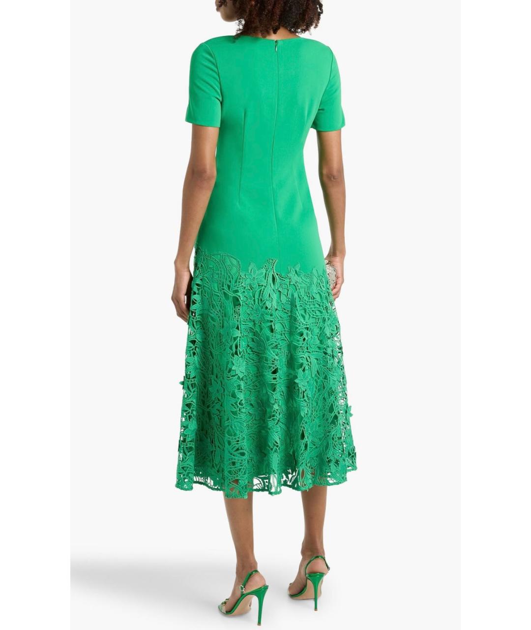 BADGLEY MISCHKA Зеленые полиэстеровое коктейльное платье, фото 3