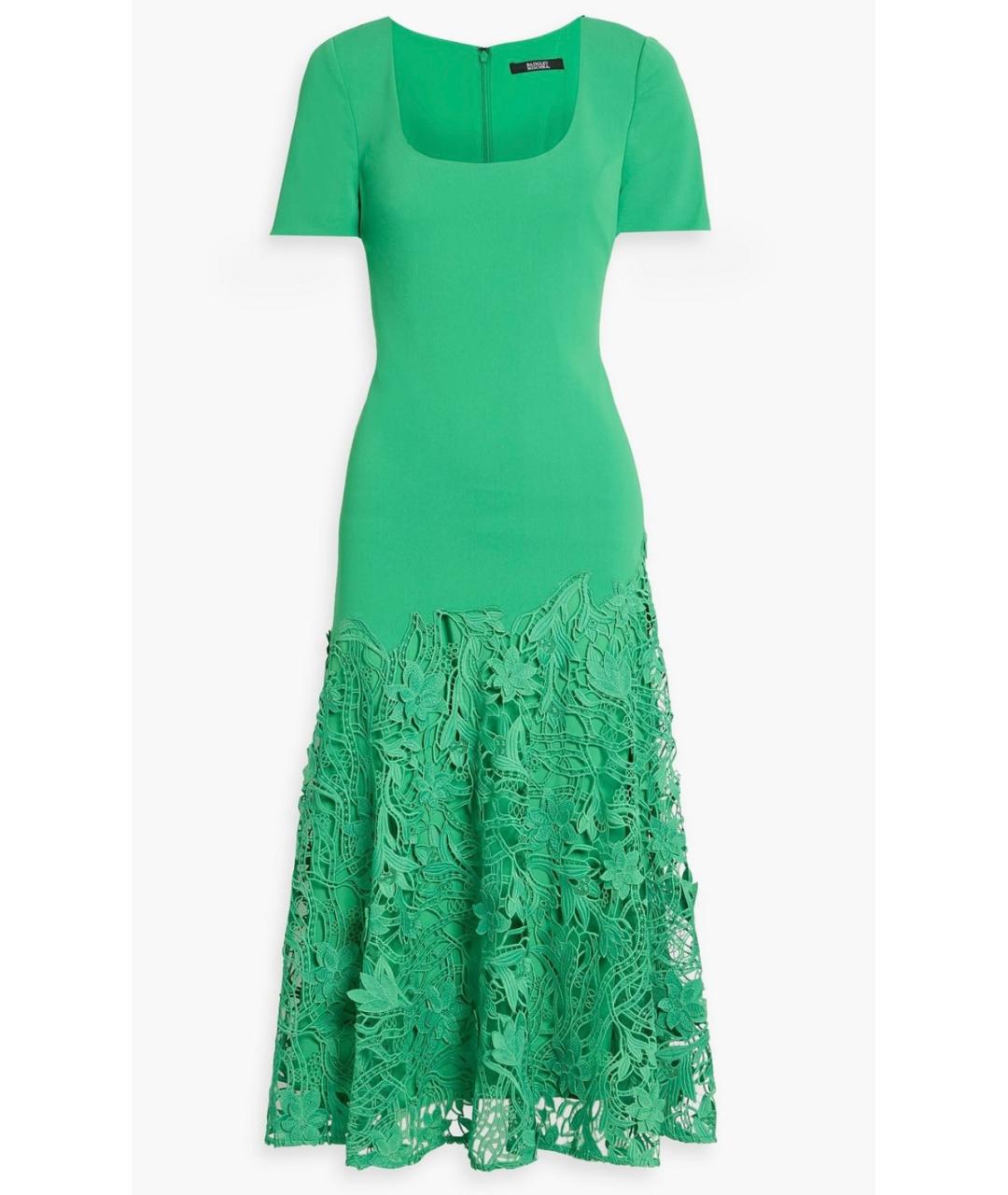 BADGLEY MISCHKA Зеленые полиэстеровое коктейльное платье, фото 4