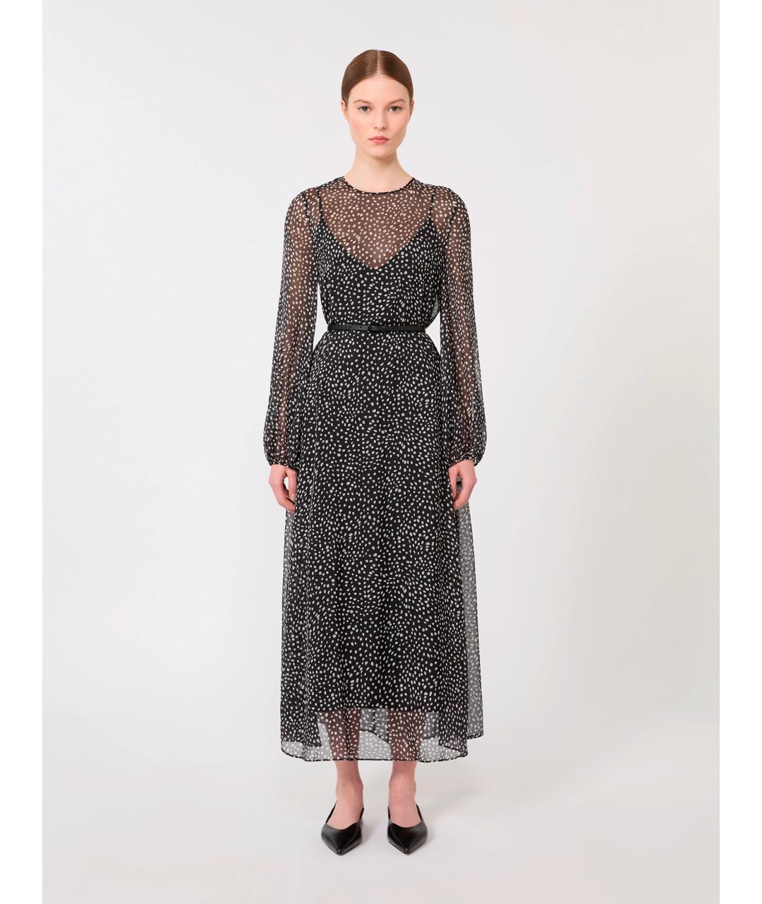 MAX MARA STUDIO Черное повседневное платье, фото 3