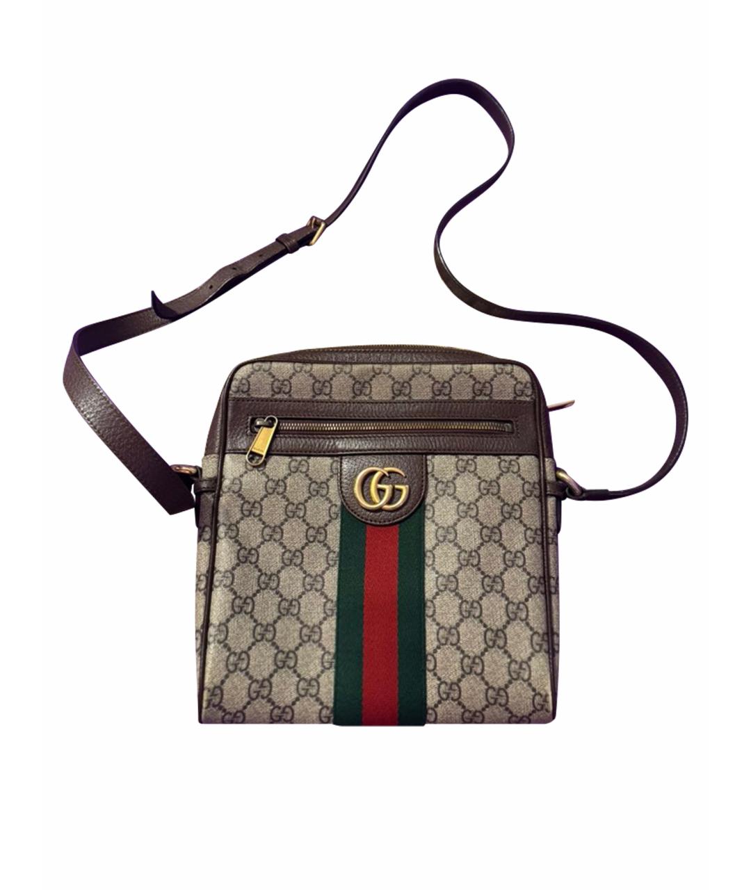 GUCCI Бежевая сумка на плечо, фото 1