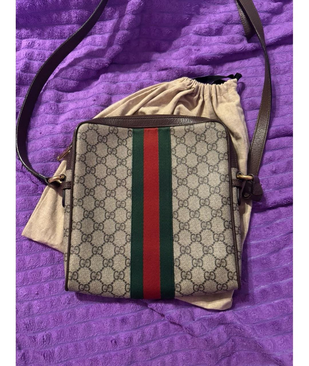 GUCCI Бежевая сумка на плечо, фото 2