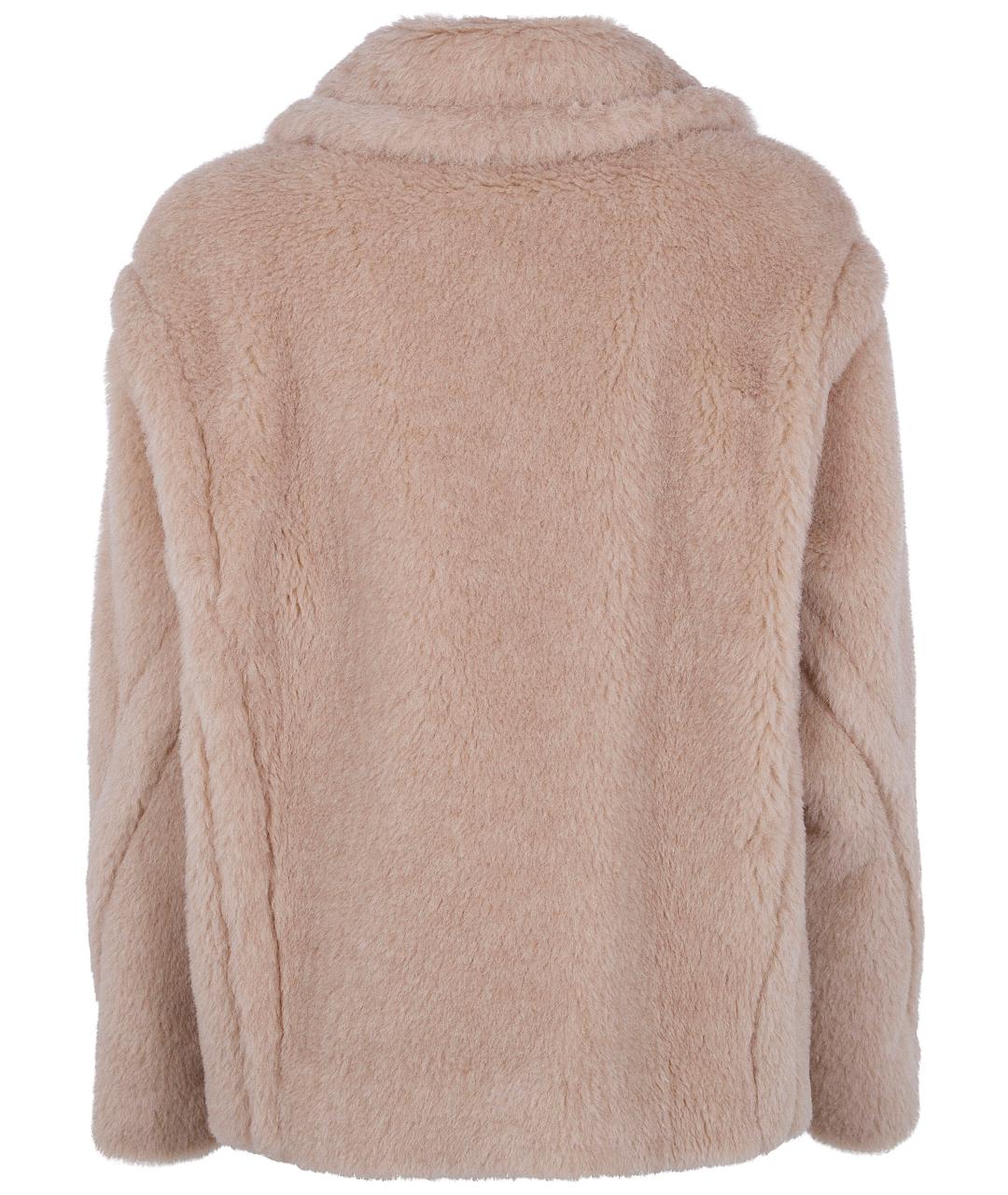 MAX MARA Бежевое шерстяное пальто, фото 2
