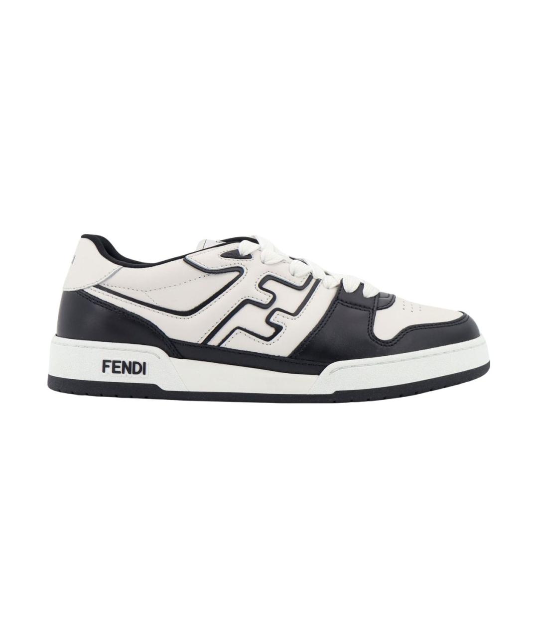 FENDI Мульти кожаные низкие кроссовки / кеды, фото 1