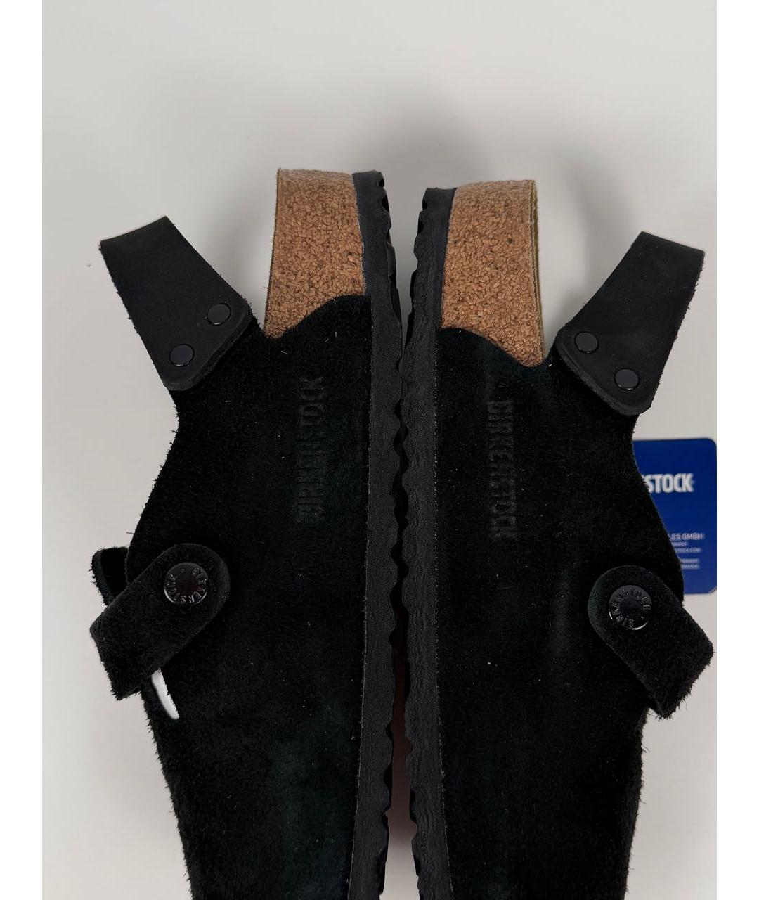 BIRKENSTOCK Черные замшевые сандалии, фото 2