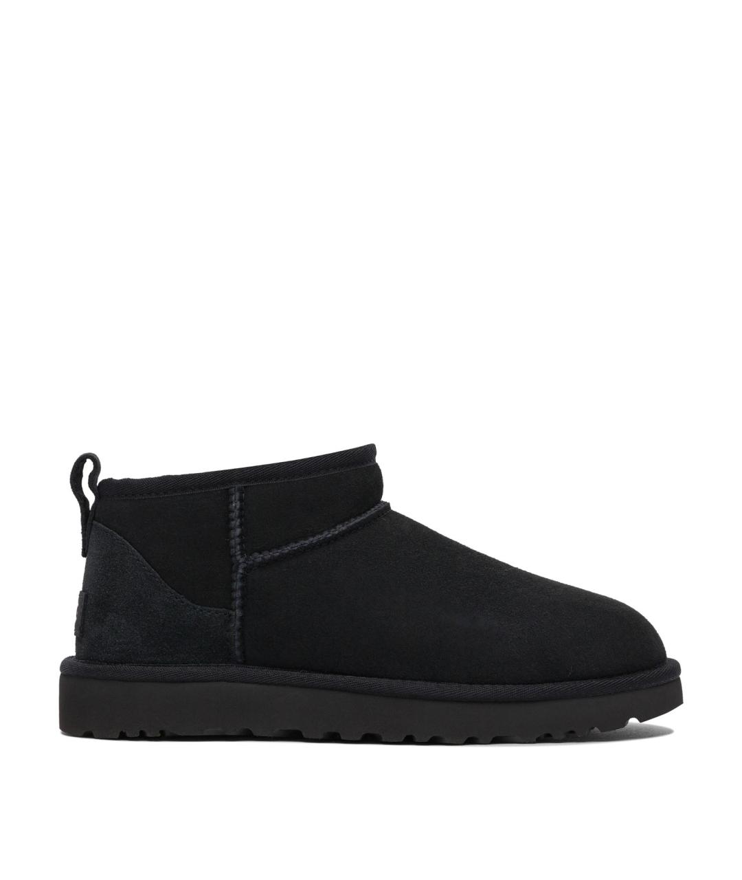 UGG AUSTRALIA Черные замшевые полусапоги, фото 1