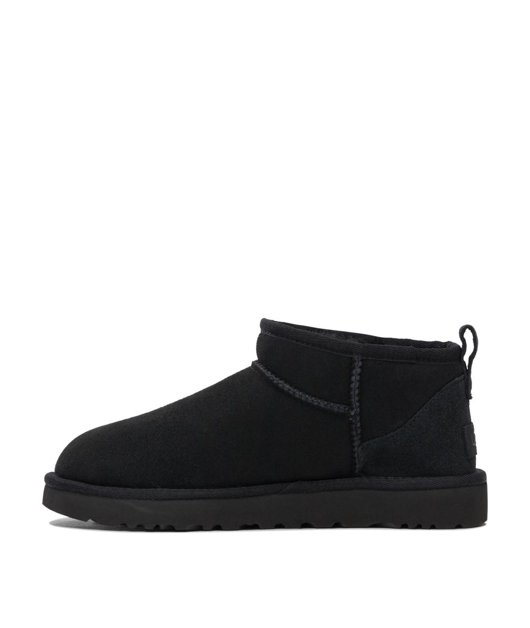UGG AUSTRALIA Черные замшевые полусапоги, фото 3