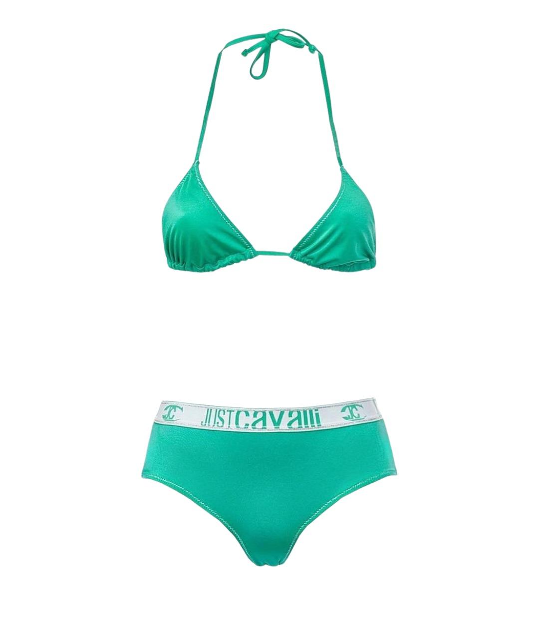 JUST CAVALLI Зеленый полиамидовый купальник, фото 10
