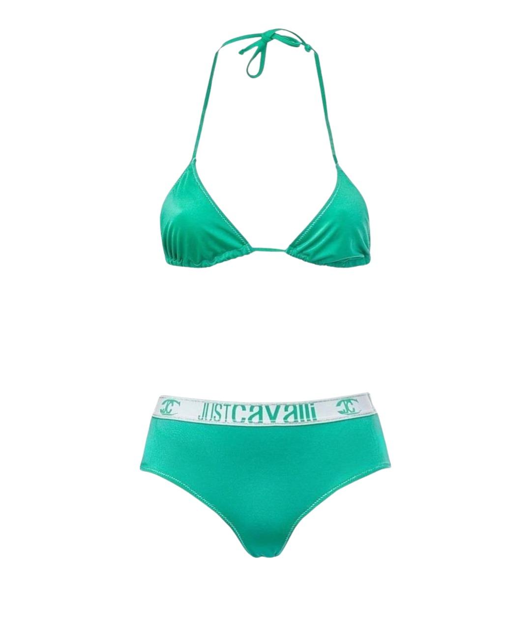 JUST CAVALLI Зеленый полиамидовый купальник, фото 1