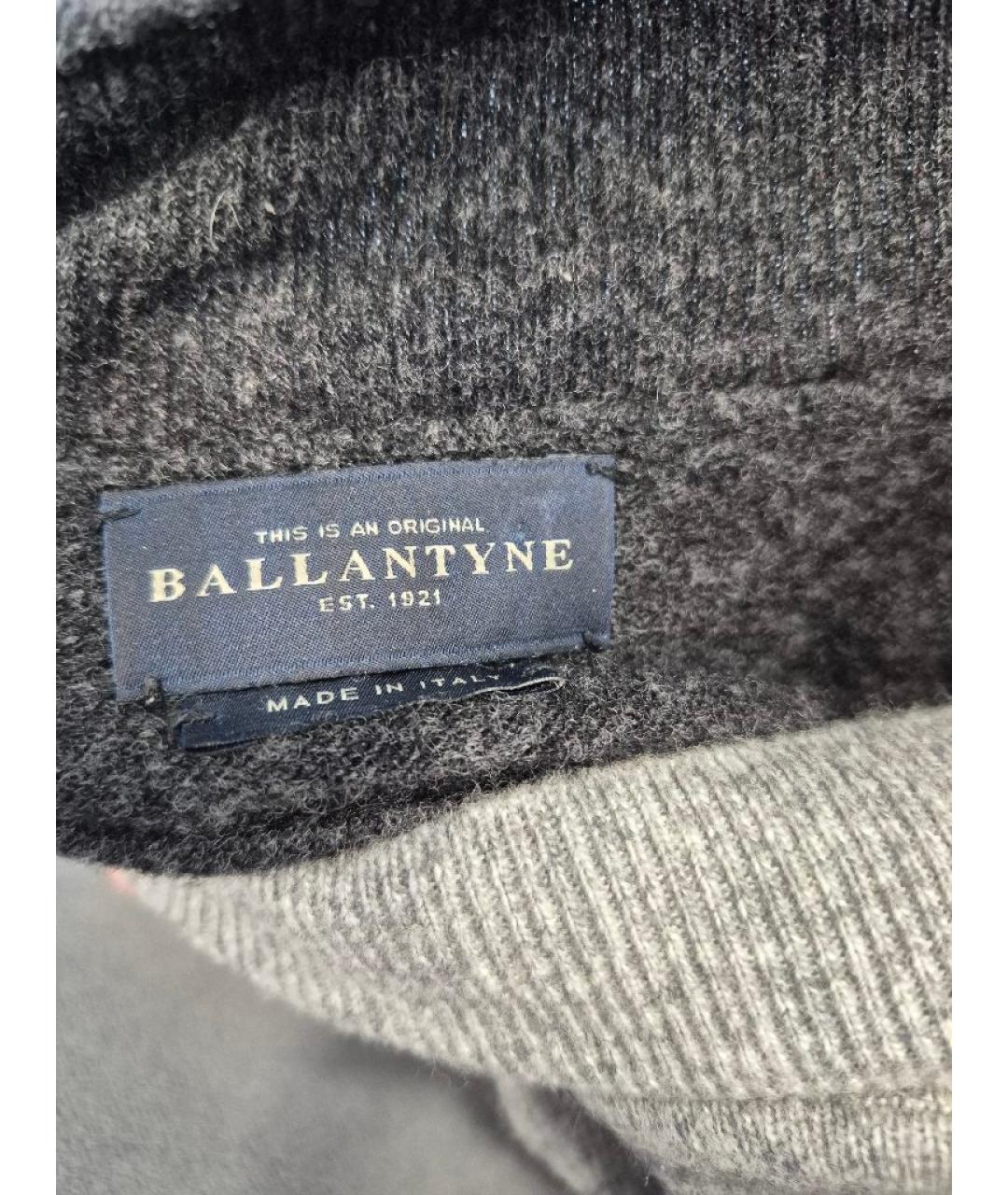 BALLANTYNE Серый шерстяной джемпер / свитер, фото 5