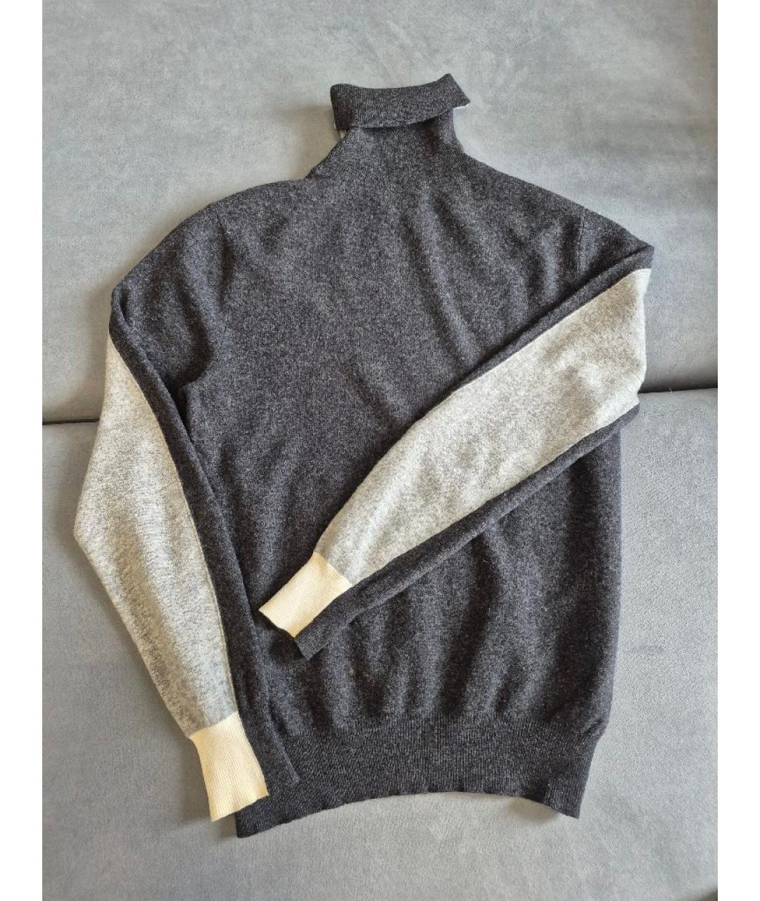 BALLANTYNE Серый шерстяной джемпер / свитер, фото 8