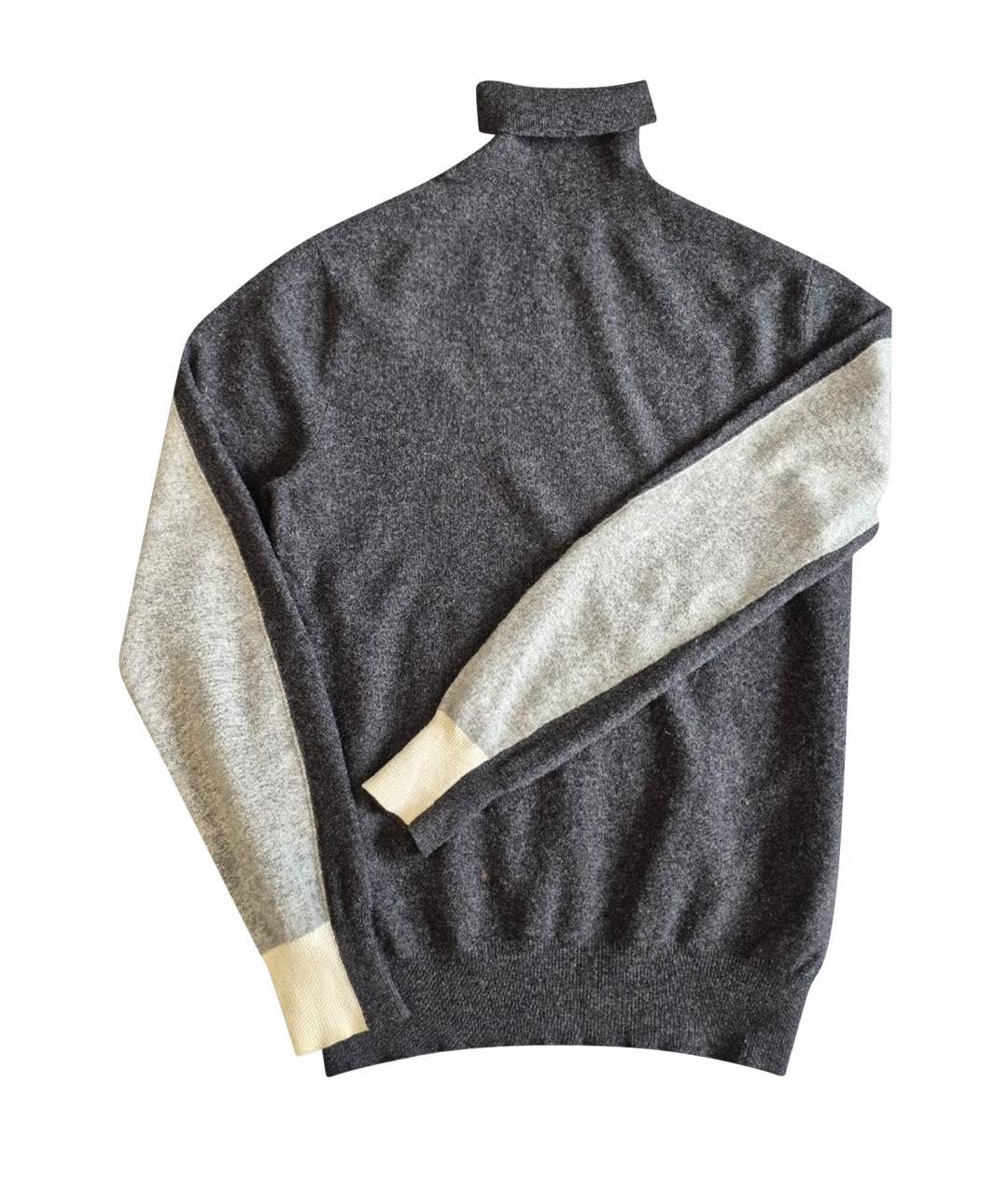 BALLANTYNE Серый шерстяной джемпер / свитер, фото 1
