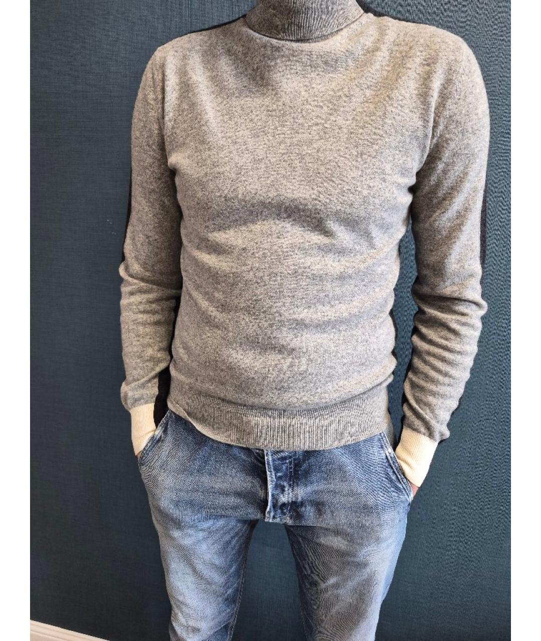 BALLANTYNE Серый шерстяной джемпер / свитер, фото 3
