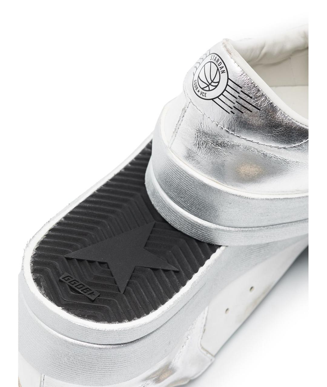 GOLDEN GOOSE DELUXE BRAND Белые кожаные кроссовки, фото 3
