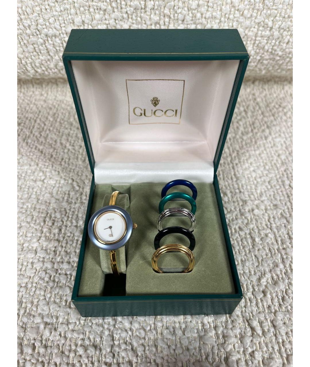 GUCCI Золотые позолоченные часы, фото 9