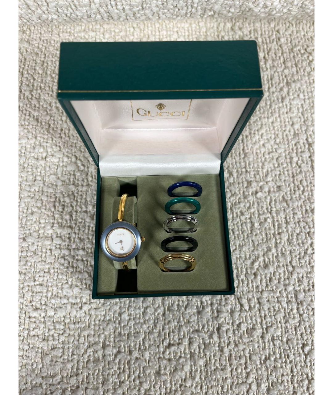 GUCCI Золотые позолоченные часы, фото 8