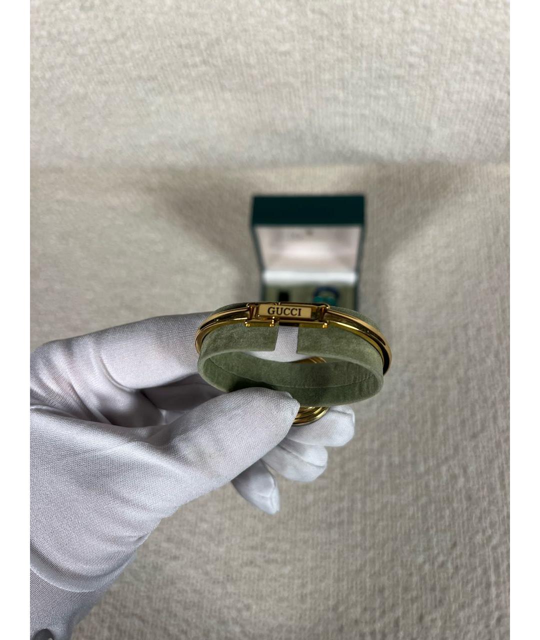 GUCCI Золотые позолоченные часы, фото 3