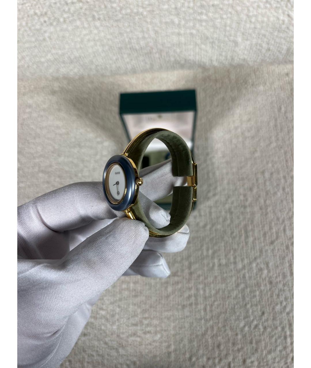 GUCCI Золотые позолоченные часы, фото 7