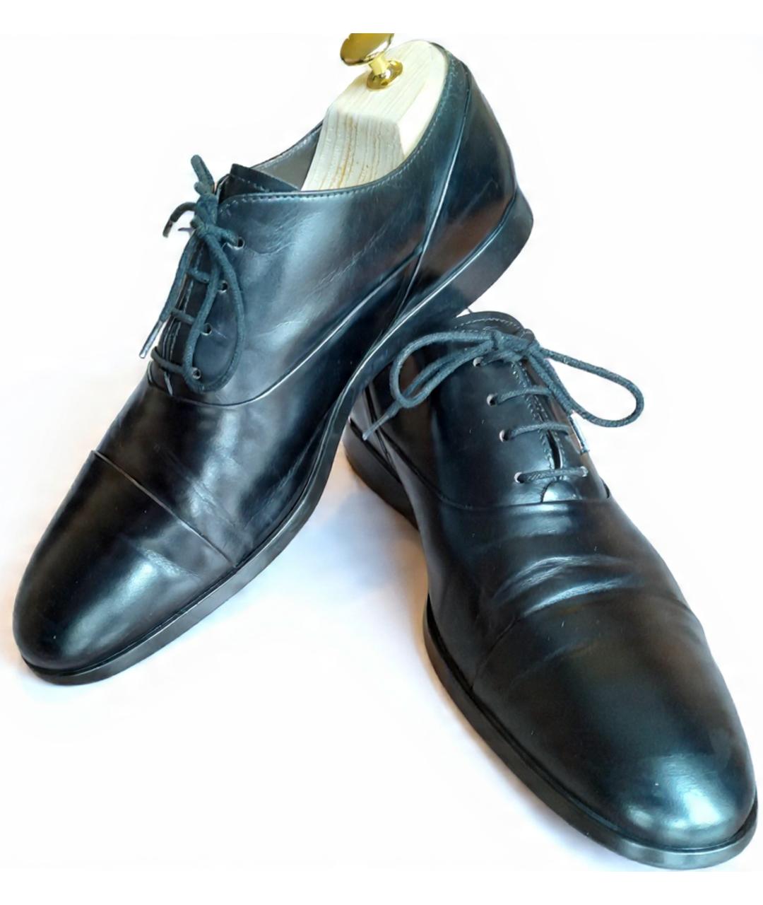 TOD'S Черные кожаные туфли, фото 4