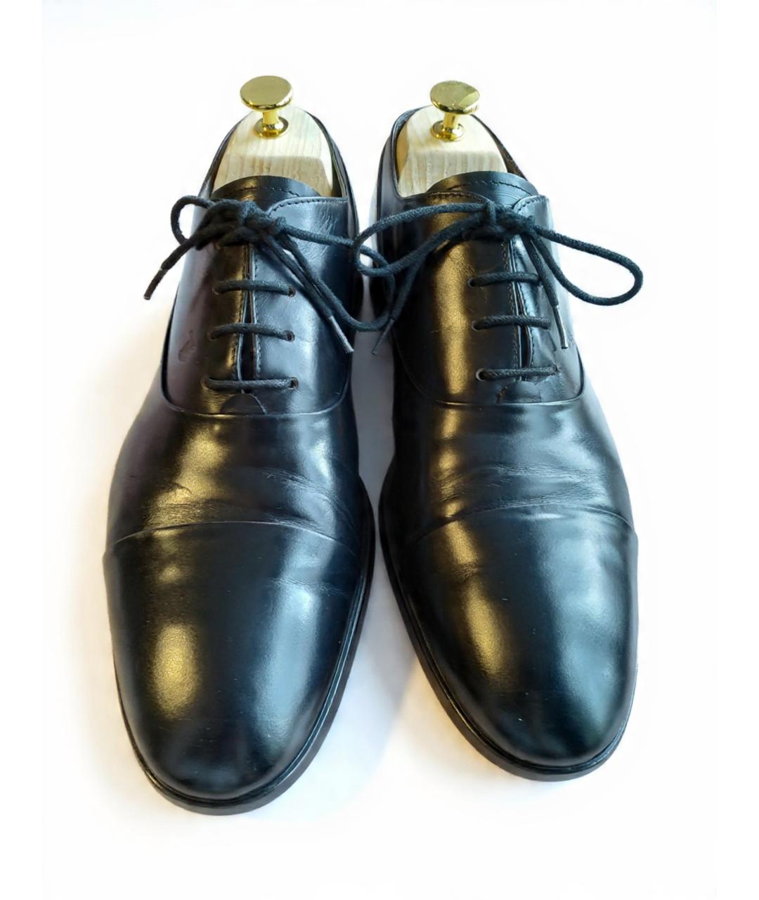 TOD'S Черные кожаные туфли, фото 2