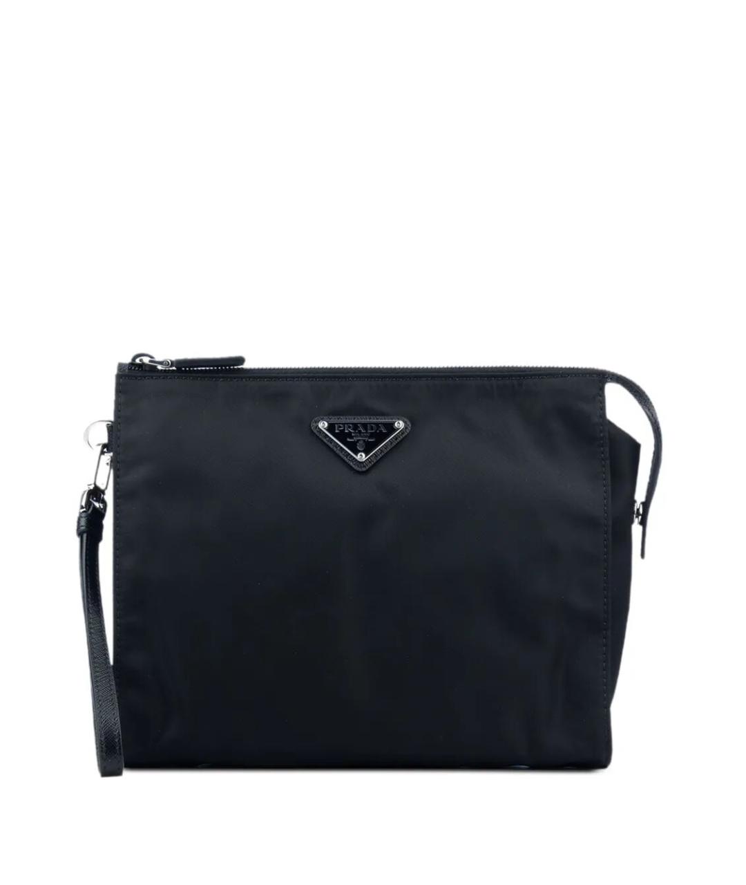 PRADA Черная синтетическая сумка на плечо, фото 1