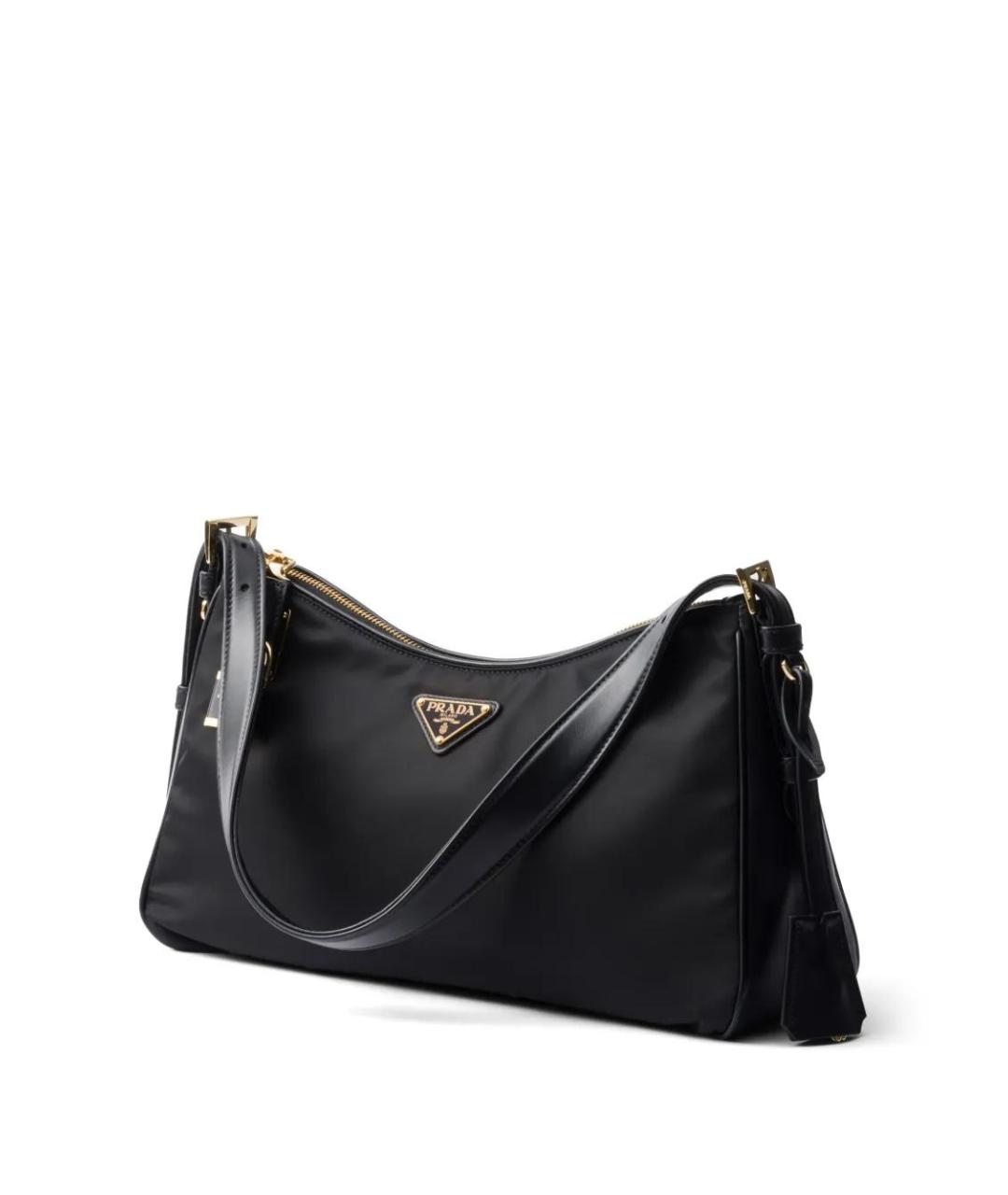 PRADA Черная синтетическая сумка через плечо, фото 3